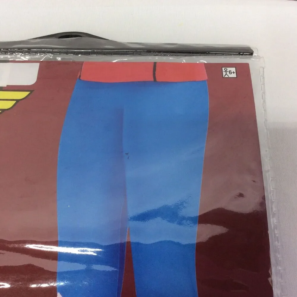 DC WonderWoman Leggings Girls Size M/L (Up to Size 14) Costume Cosplay